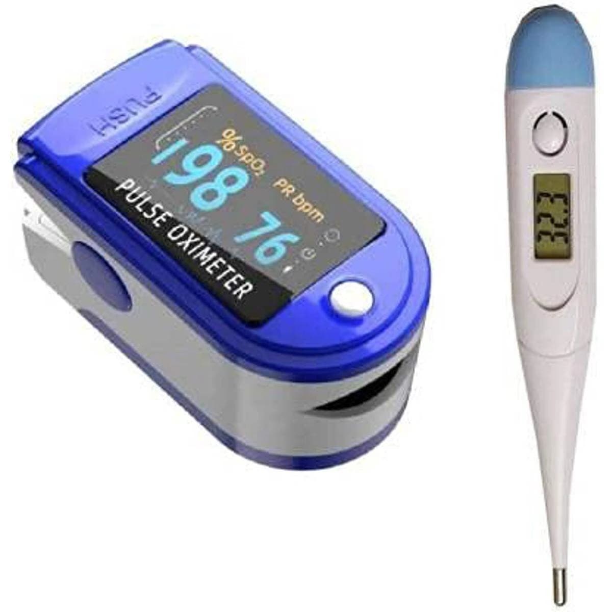 Digital Fingertip Pulse Oximeter & Thermometer Combo Offer