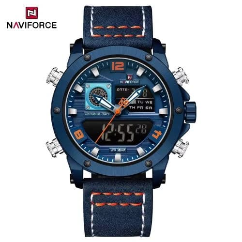 NAVIFORCE 9236 Leather Strap Watch for Men
