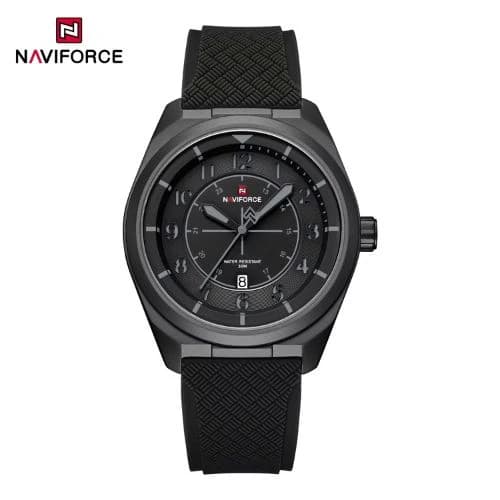 NAVIFORCE 9281 Silicone Belt Casual Male Wrist Watch