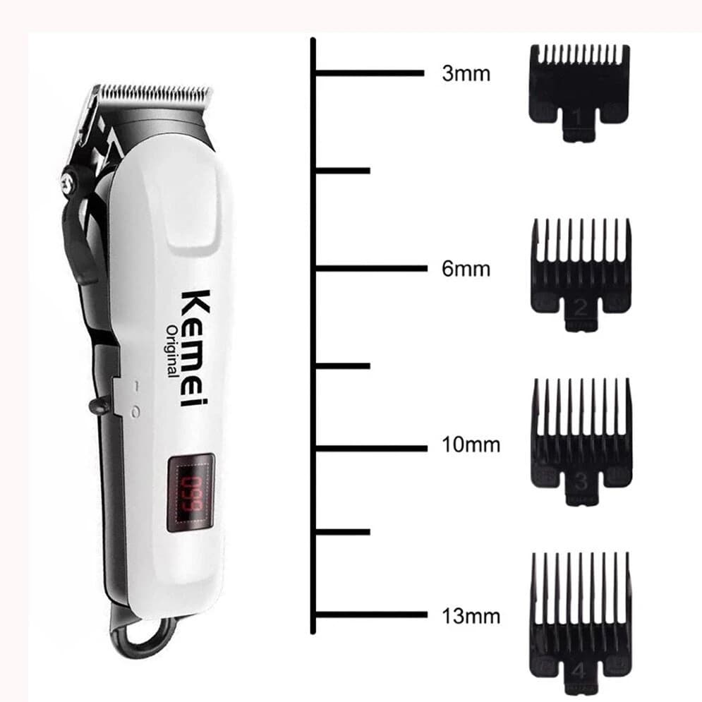 Kemei KM-809A Rechargeable Hair Clipper and Trimmer