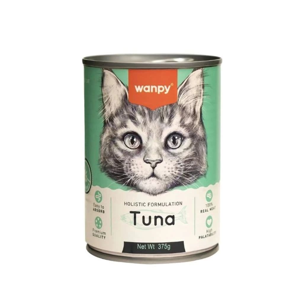 Wanpy Cat Food Can Tuna Flv 375gm