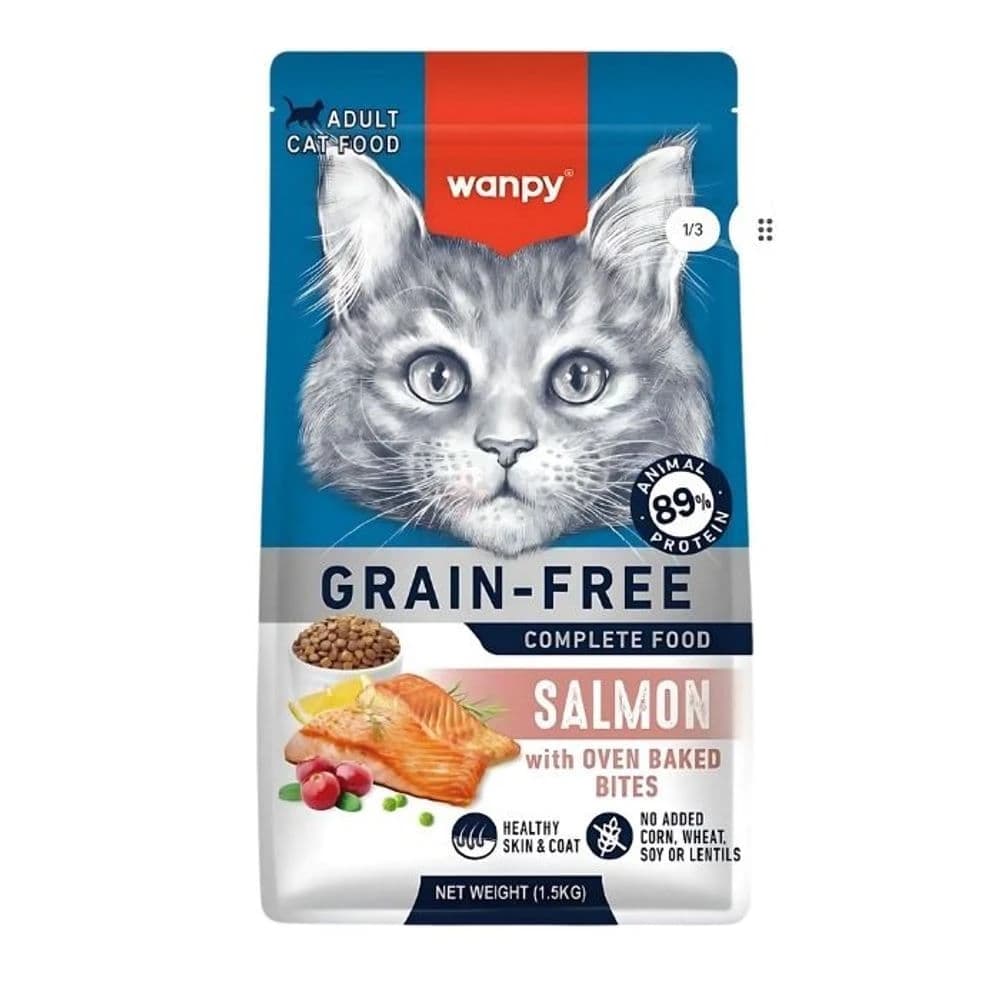 Wanpy Grain Free Super Premium Adult Salmon 1.5kg