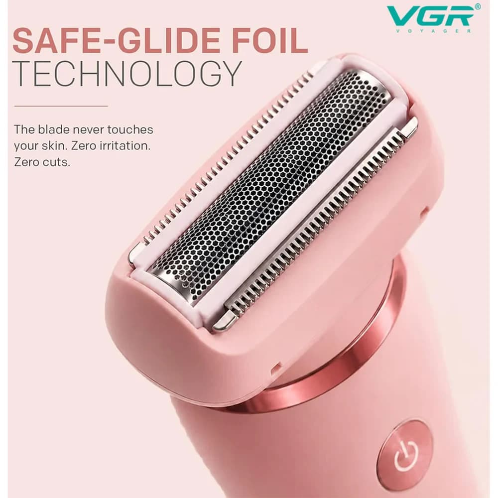 VGR V-735 Professional 3-in-1 Lady Shaver Set Body Bikini And Facial Trimming For Women