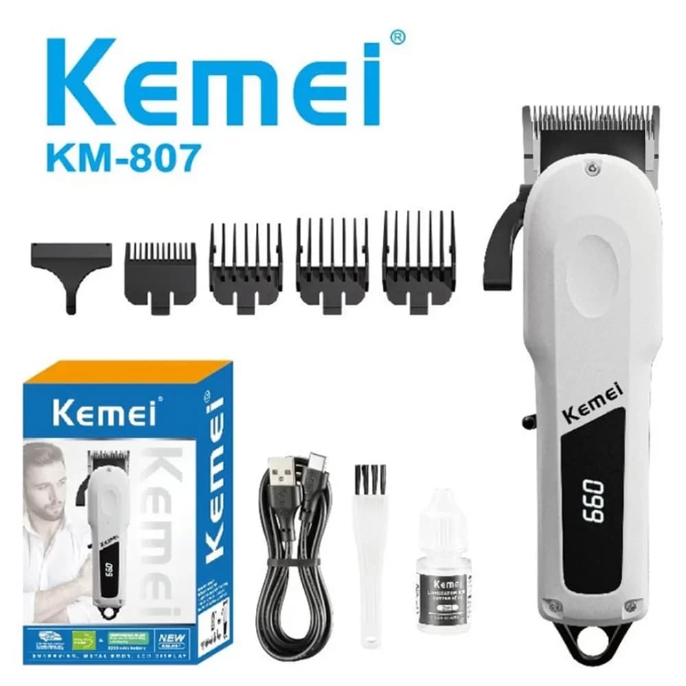 Kemei KM-807 Hair Clipper and Beard Trimmer