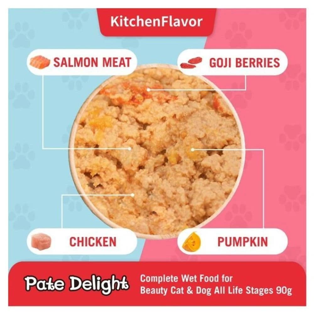 Kitchen Flavor Salmon Chicken Pet Delight 90gm