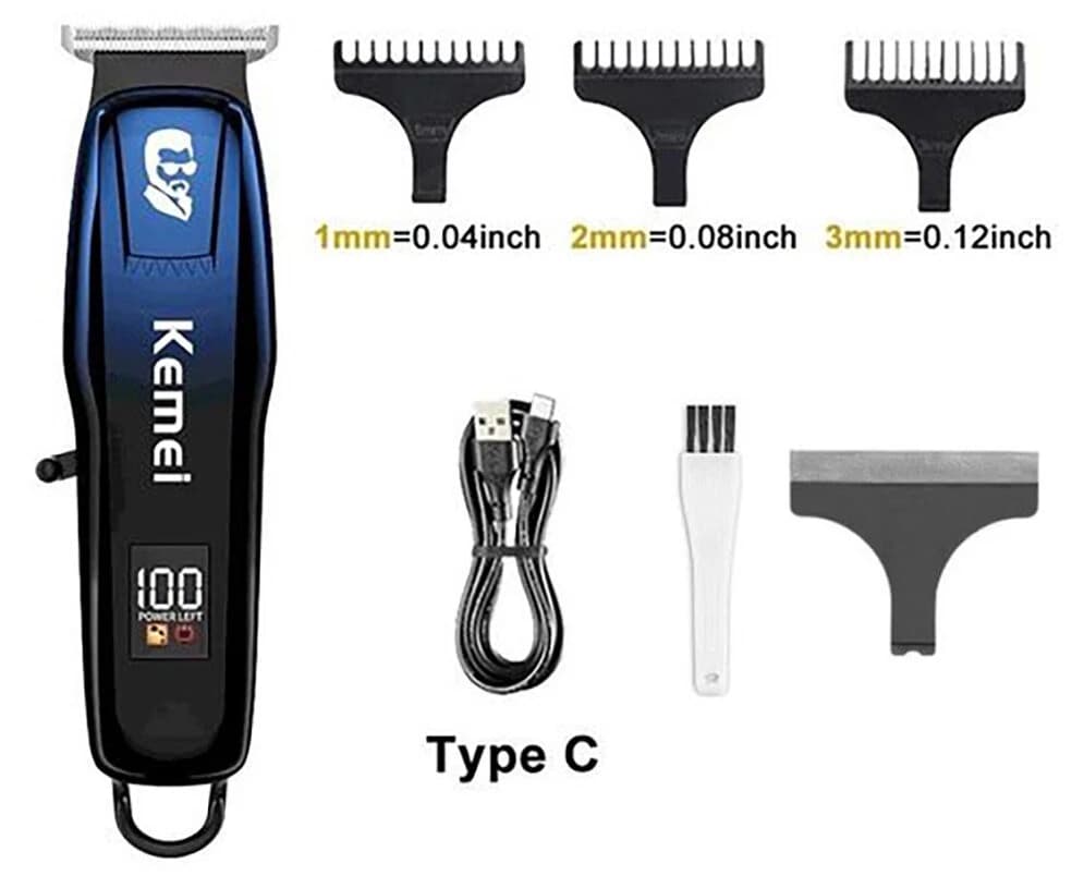 Kemei KM-J03 Cordless Hair Clipper And Trimmer