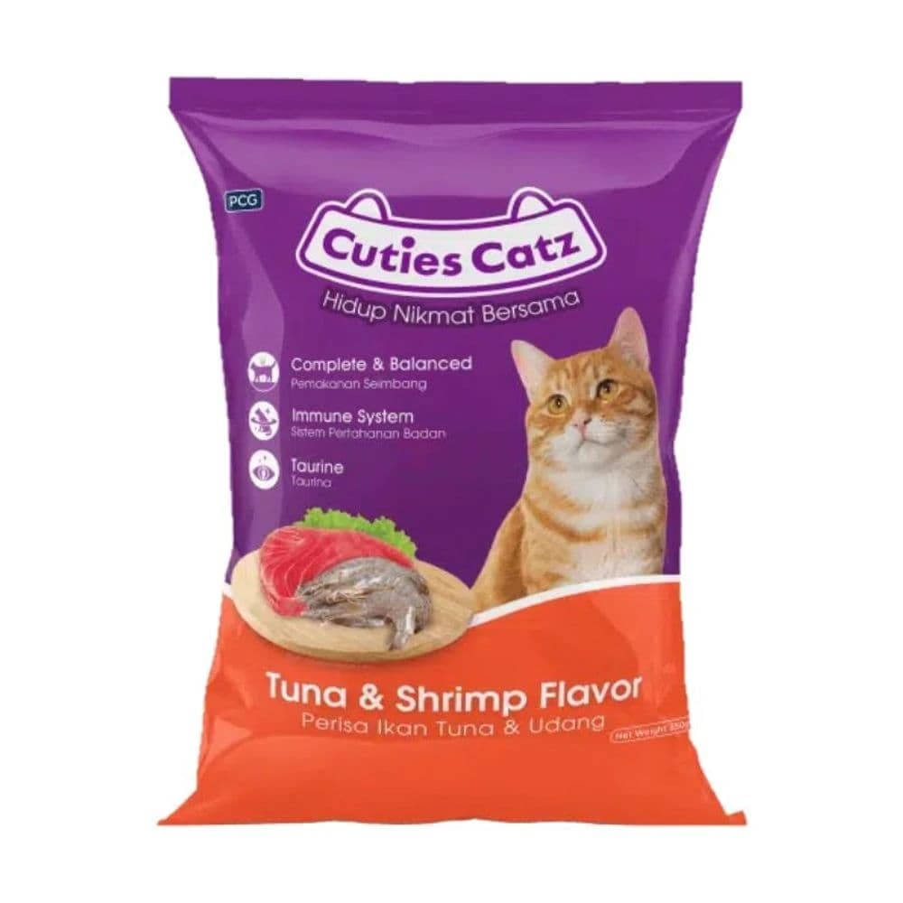 Cuties Catz Tuna Shrimp 350gm