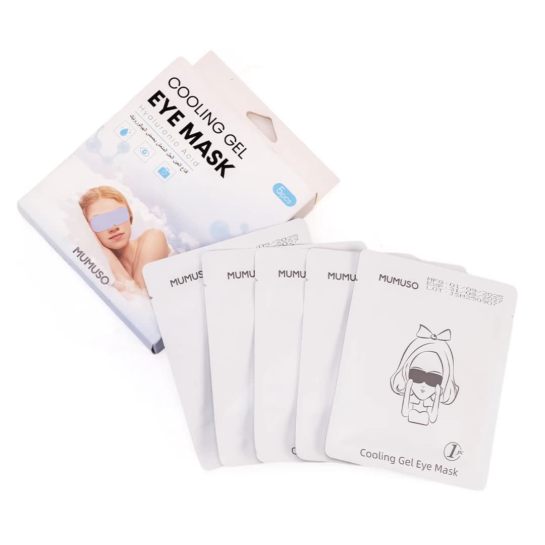 MUMUSO Hyaluronic Acid Cooling Gel Eye Mask (5-Pack)