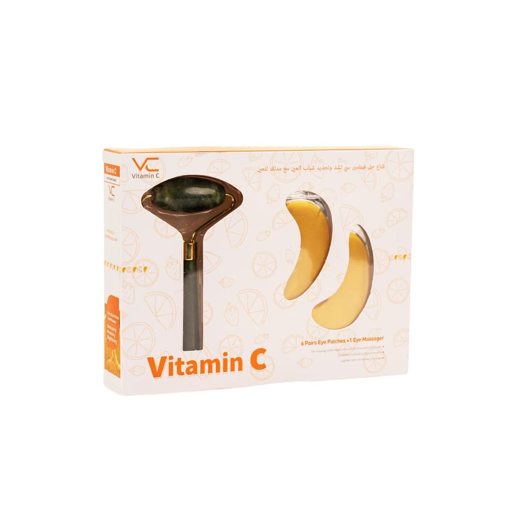 MUMUSO Vitamin C Firming & Rejuvenating Eye Gel Mask with Eye Massager
