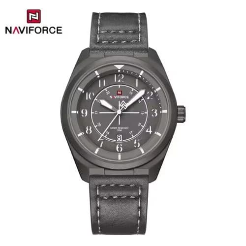 Naviforce 9281 Leather Belt Casual Male Wrist Watch