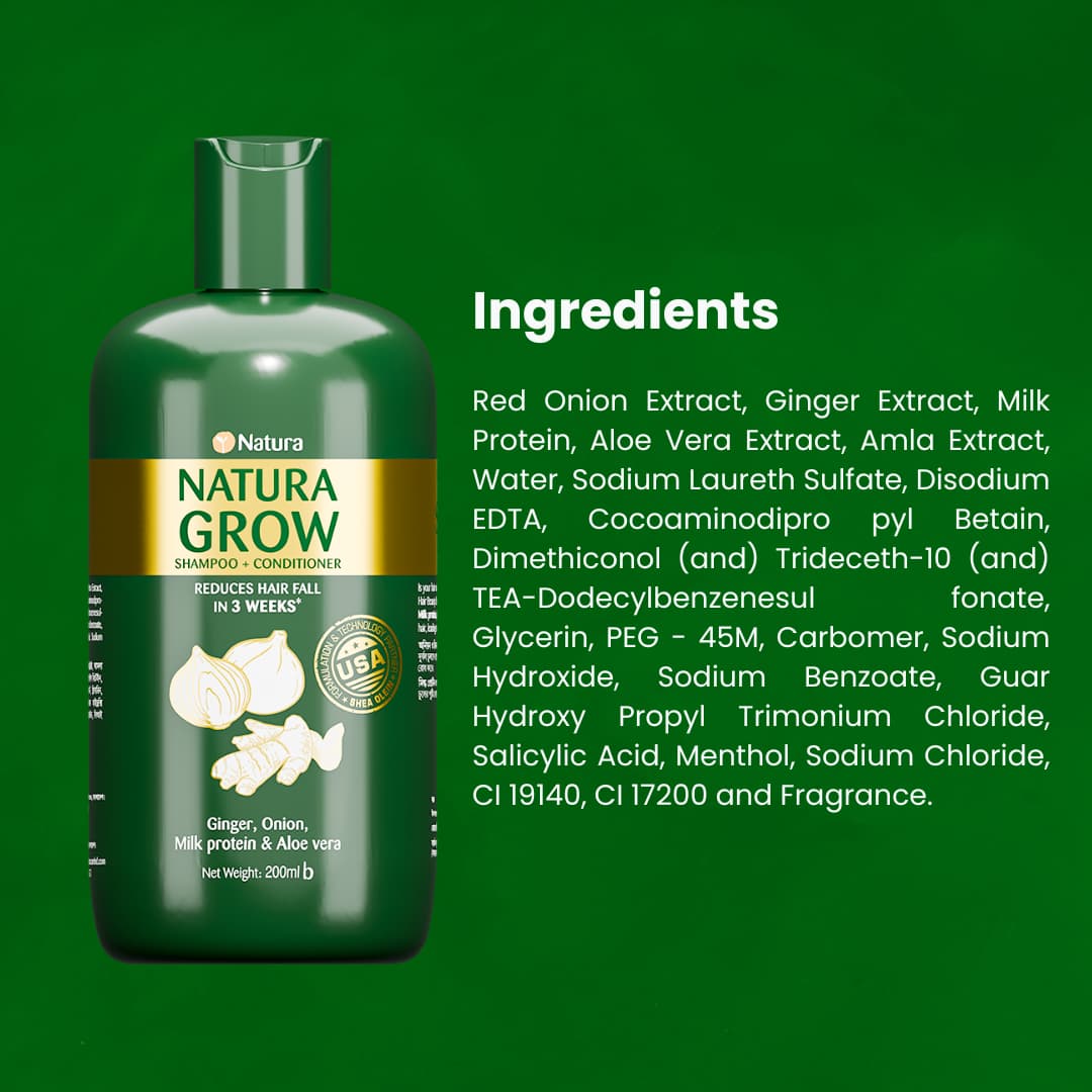 Natura Grow Shampoo + Conditioner 200ml