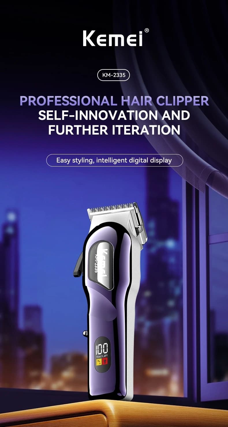 KEMEI Km-2335 USB Rechargeable Trimmer