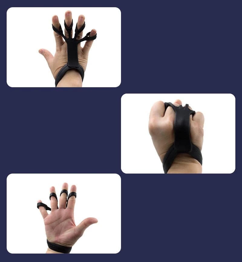 Silicone Grip Device Finger Exercise Stretcher Arthritis Hand Grip Trainer Strengthen Rehabilitation Training To Relieve Pain - Hand Grip (Random Color)