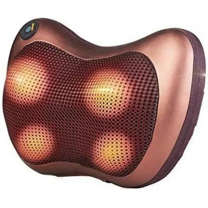 Infrared Body Massage For Anti Stress Pain Relief with Relaxing Rolling Balls Massage With Vibration, Massage for Neck, Back, Shoulder, Pillow Massager For Office, Car, Full Body Massager