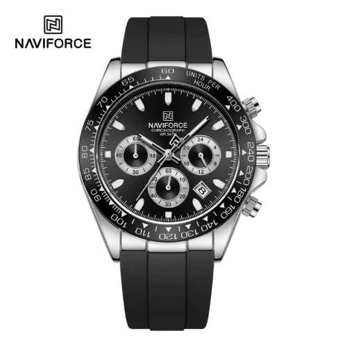 NAVIFORCE 8054 Silicone Band Watch for Men
