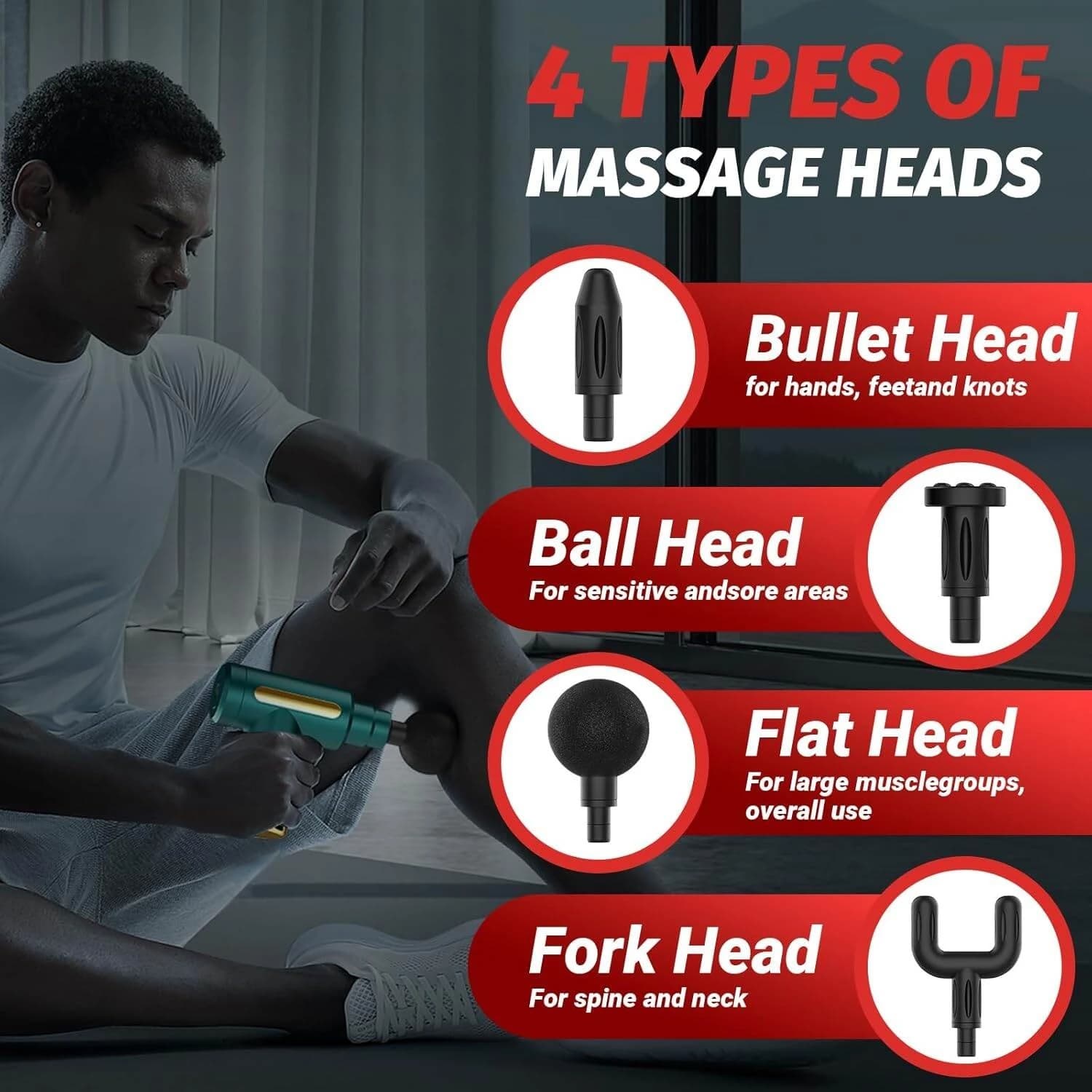 Portable mini massager deep tissue Therapy to relieve muscle soreness, used for athletes, percussion muscle massager and back massager