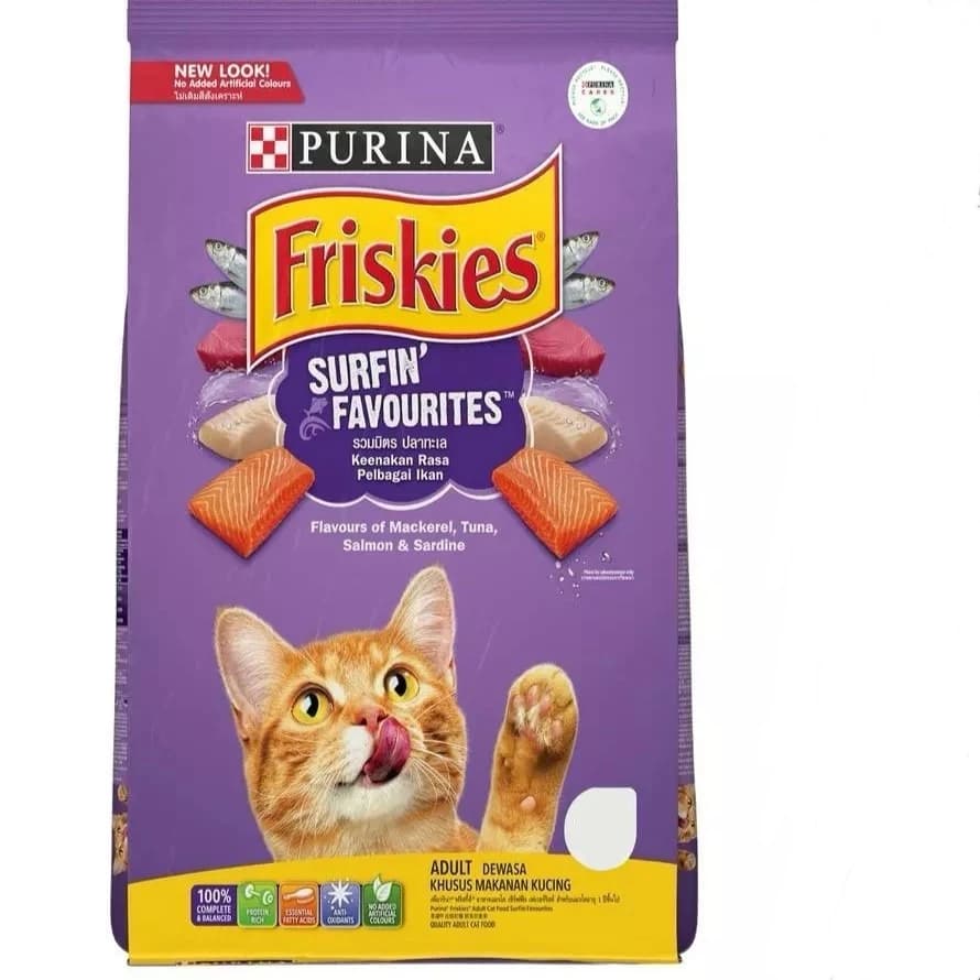 Purina Friskies Surfin Favourites Cat Food 1 kg