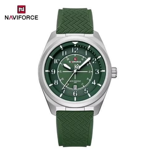 NAVIFORCE 9281 Silicone Belt Casual Male Wrist Watch