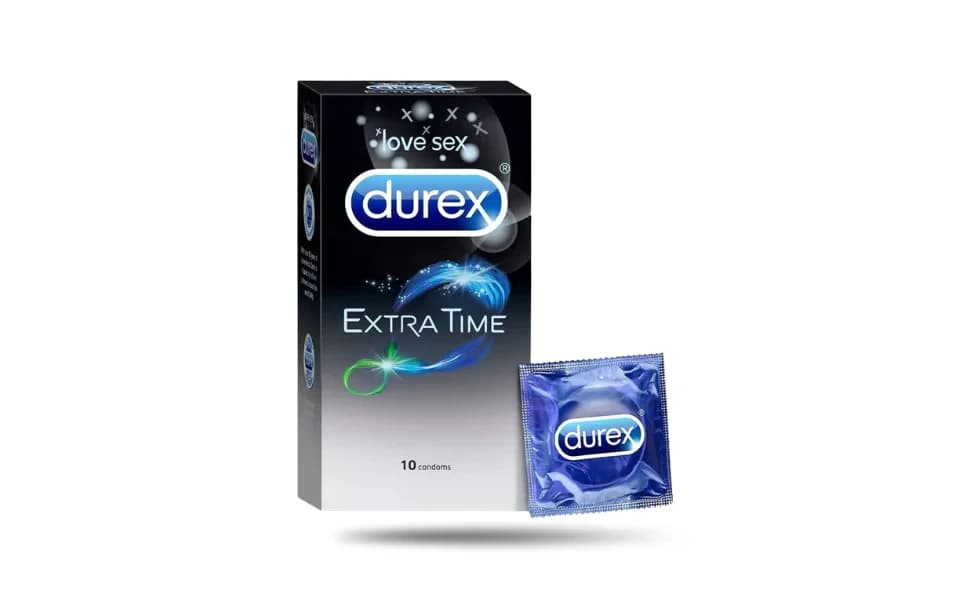 Durex Extra Time Condom 10pcs Pack | India