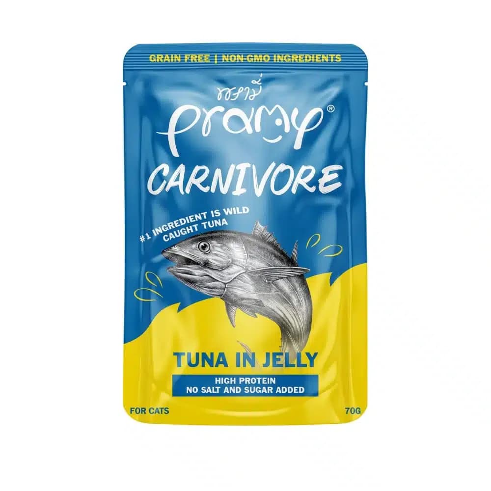 Pramy Carnivore Pouch Tuna in Jelly for All Cats 70g