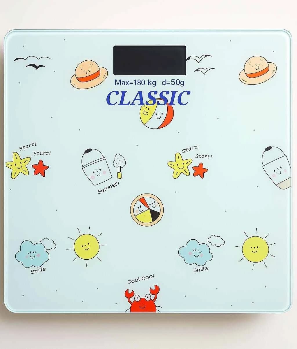 Personal Digital Bathroom Weighing Scale Glass Weighing Machine for Body Weight