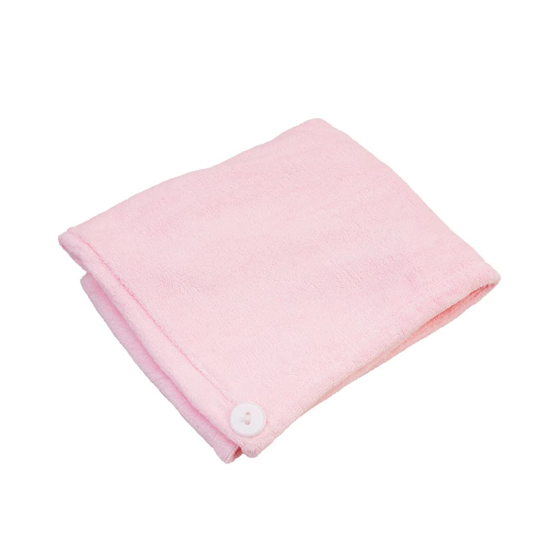 Hair Drying Towel-Light Pink