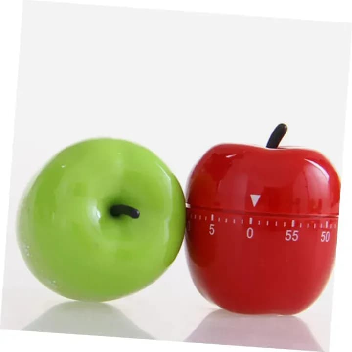 1Pcs Fruit Shape Mechanical Kitchen Timer Decorative Countdown Timer for Cooking Baking and Home Use