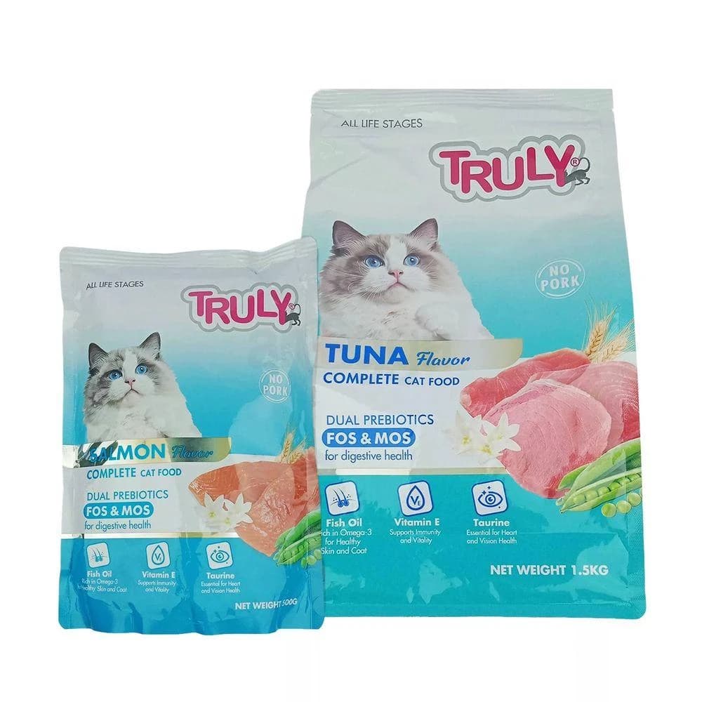 Truly All Life Stage Dry Cat Food Tuna 1.5kg