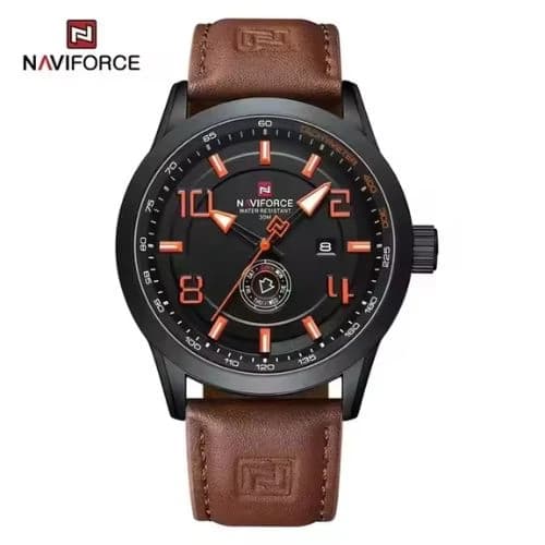 NAVIFORCE 9229 Leather Strap Watch for Men