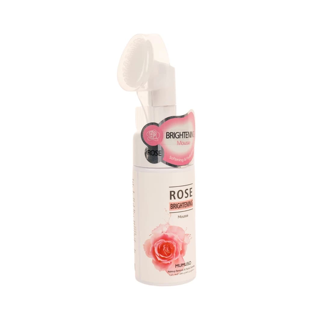 MUMUSO Rose Brightening Mousse for Makeup Removal & Facial Cleansing