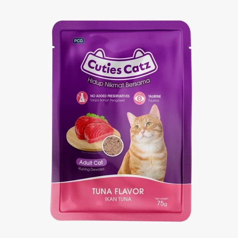 Cuties Catz Pouch Tuna Flv 75gm