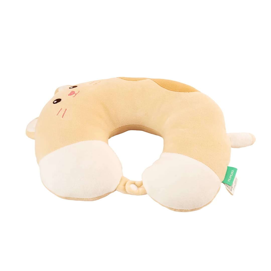 MUMUSO Cartoon Cat Neck Pillow - Khaki Cat