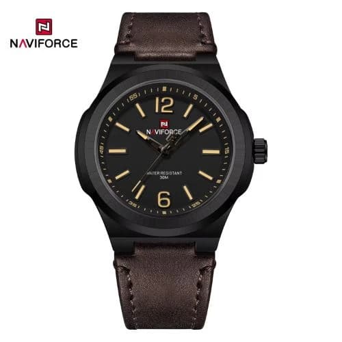 NAVIFORCE 9233 Leather Strap Watch for Men