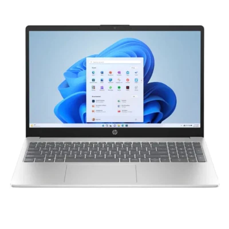 HP 15 Intel Core i3 1315U 8GB RAM 512GB SSD 15.6 Inch FHD Natural Silver Laptop Model FD0180nia C92MFEA