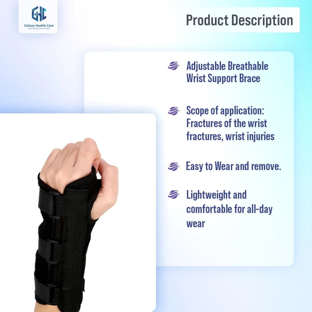 1 Peace Professional Wrap Support Splint Band Balt Belt Carpal Tunnel's Wrist Brace Prion Prevention Wrap Protector