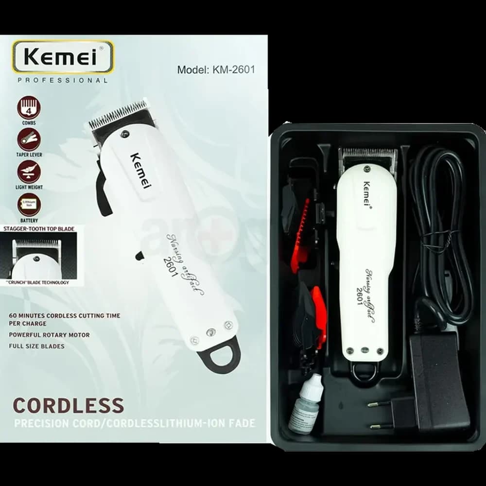 Kemei KM-2601 AC/DC Professional Hair Trimmer