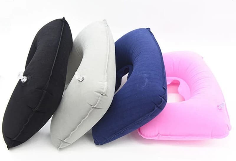 Functional Inflatable U-Shaped Travel & Car Neck Pillow- 1 Pcs