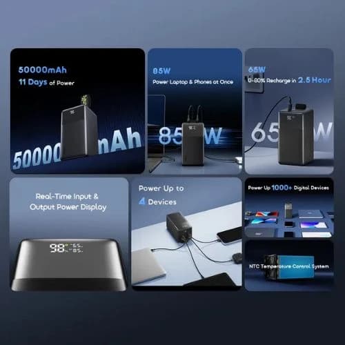 Oraimo PowerJet 501 50000mAh Power Bank (OPB-750SQ)