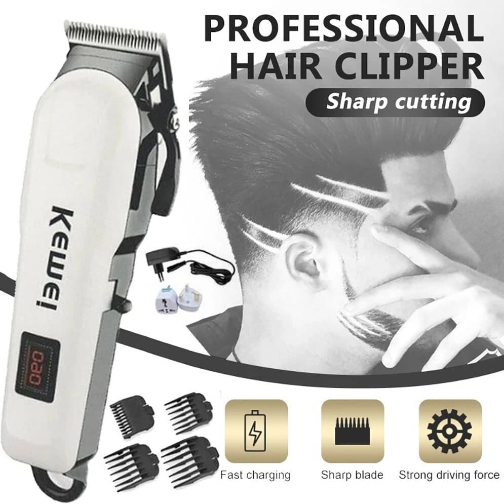 Kemei KM-809A Rechargeable Hair Clipper and Trimmer