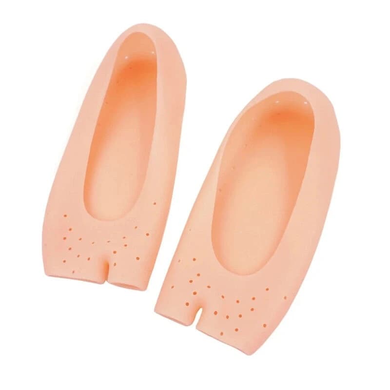 2 Pcs/Set Soft Silicone Moisturizing Gel Socks For Foot Care Protector Relieve Dry Non-slip Feet Protection Pain Relief Patch