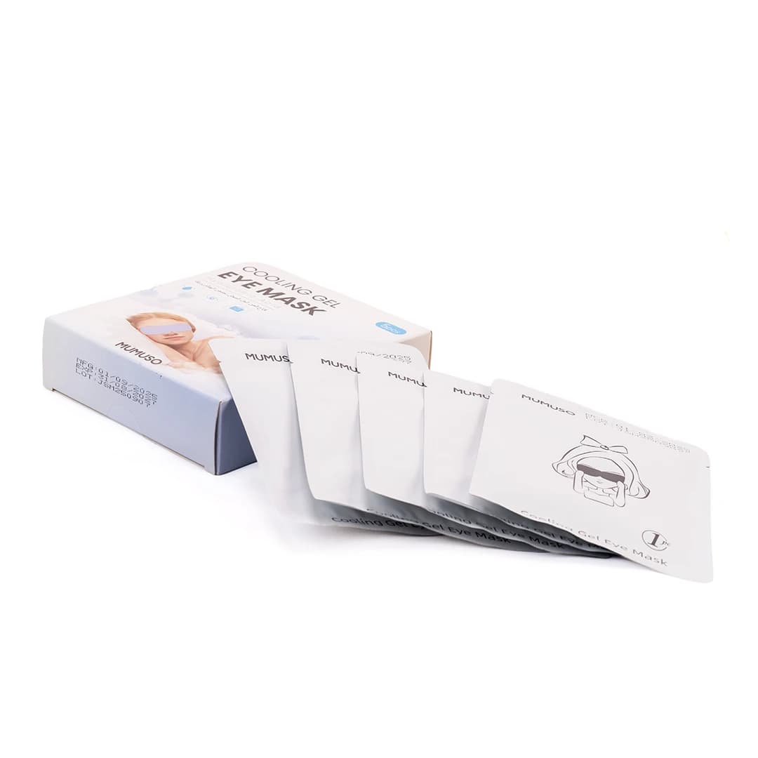 MUMUSO Hyaluronic Acid Cooling Gel Eye Mask (5-Pack)