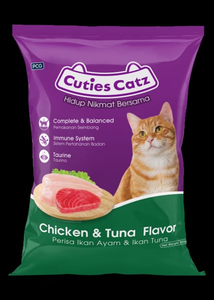 Cuties Catz Chicken Tuna 350gm