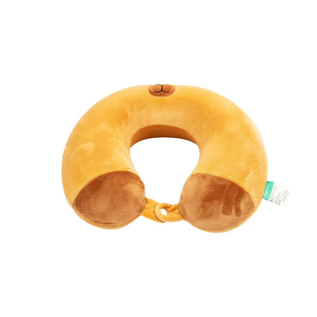 MUMUSO Cute Capybara Memory Foam U-Shaped Neck Pillow