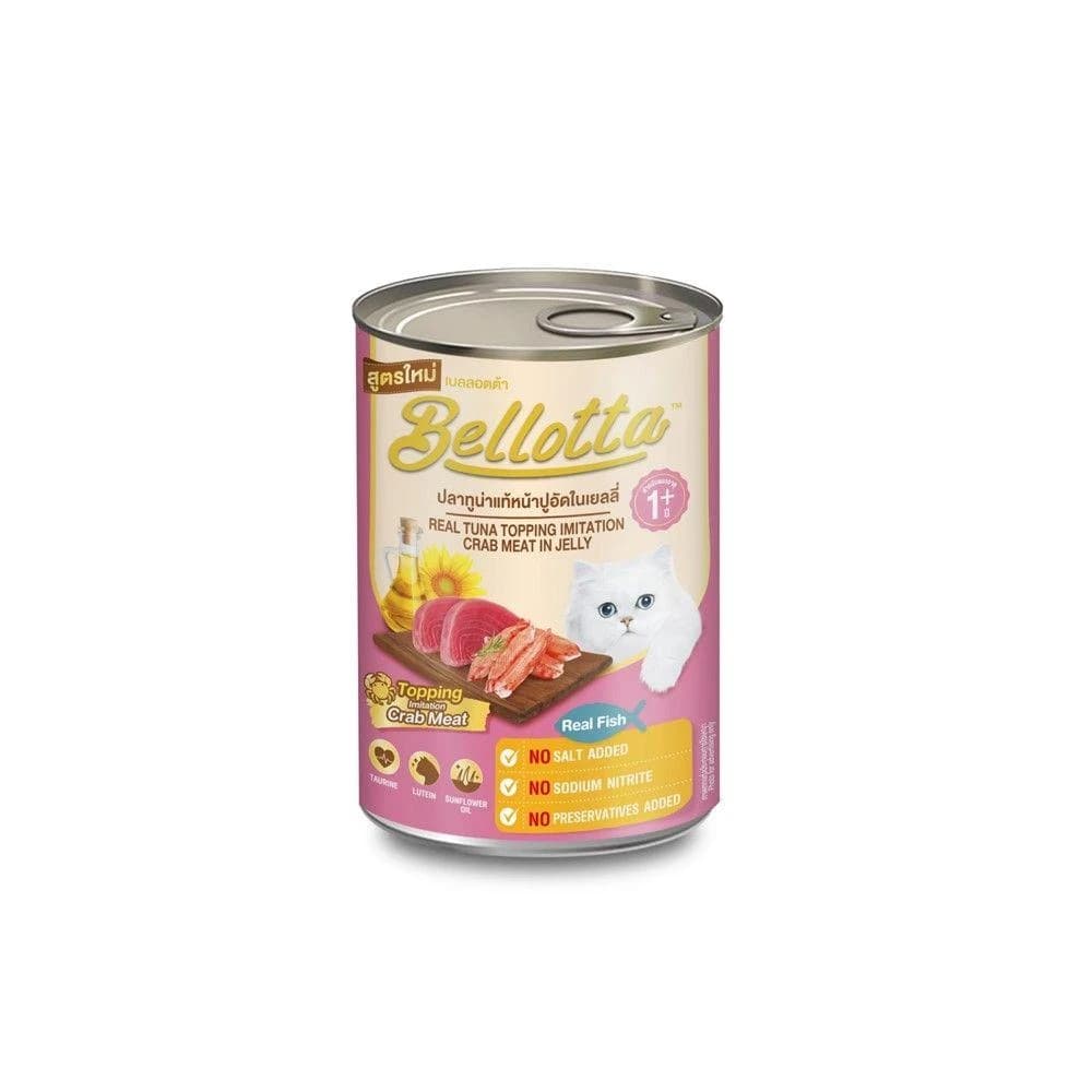 Bellotta Real Tuna Topping Imitation Crab Meat in Jelly 400gm