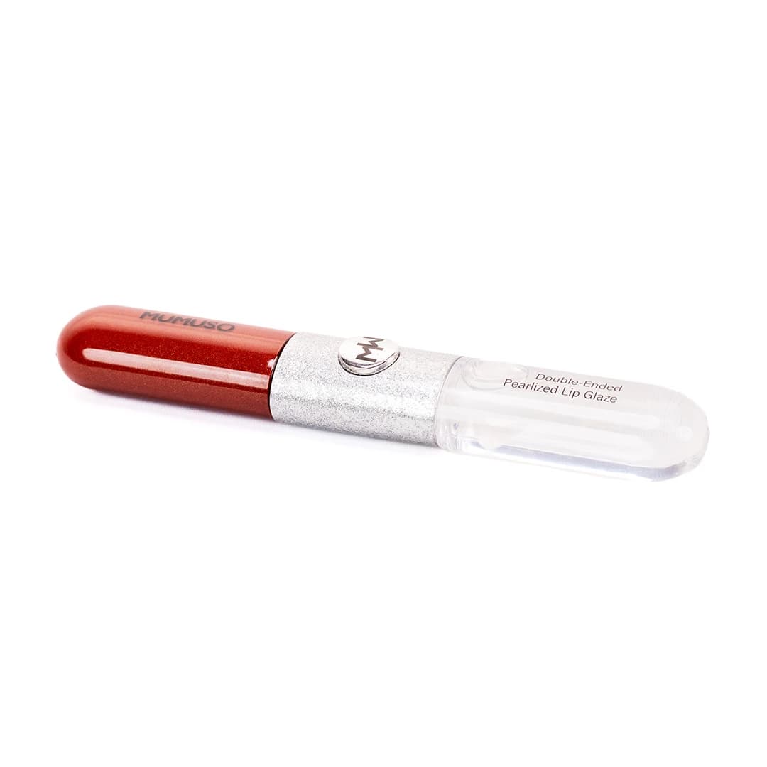 MUMUSO Double-Ended Pearlized Lip Glaze (03 Brick Red)