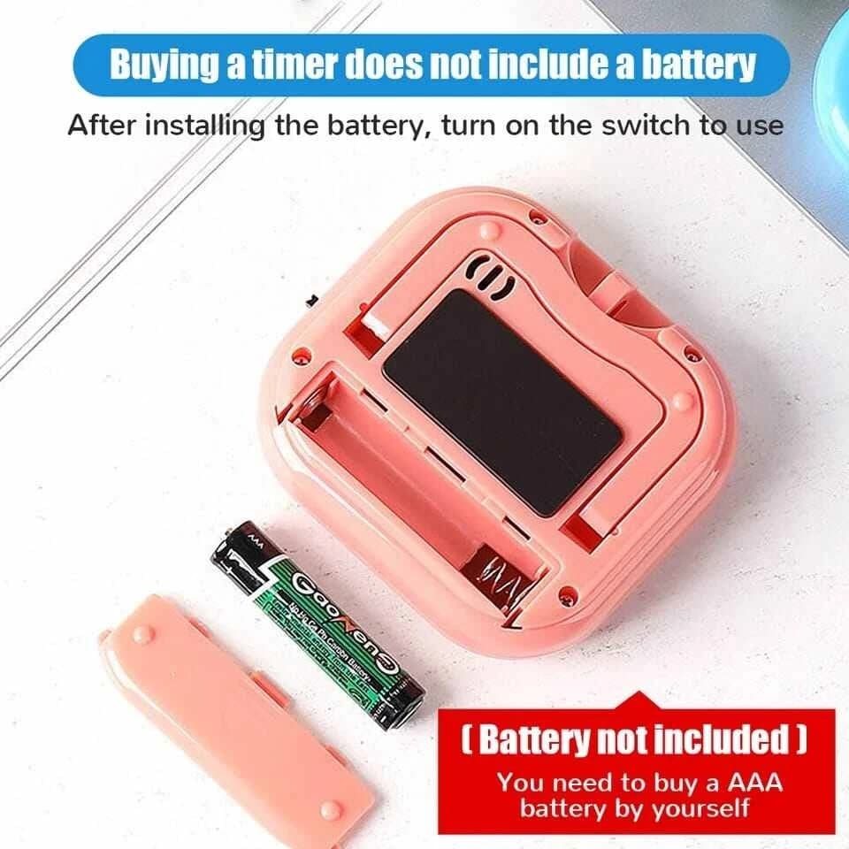 Magnetic LCD Digital Kitchen Countdown Timer Stopwatch with Stand Practical Cooking Sports Alarm Clock Reminder Tools
