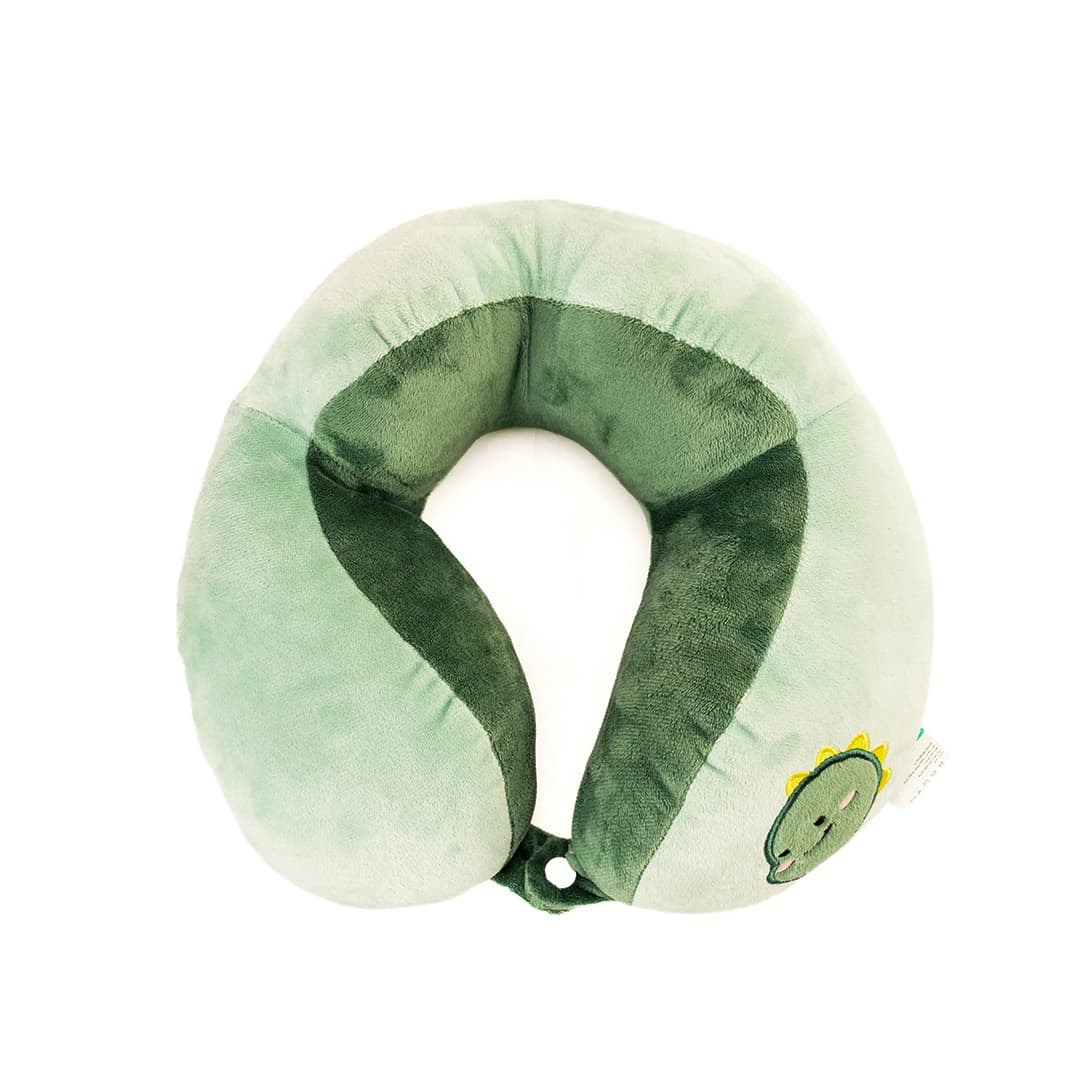 Double Humps U-Shaped Neck Pillow (Green)