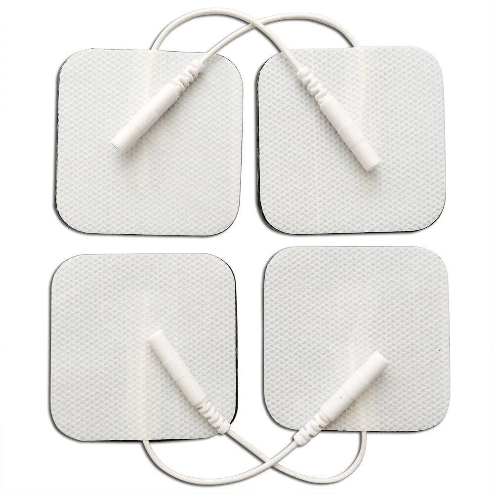 2 Pair 5x5cm Electrode Pads for Electric Tens Acupuncture Digital Therapy Machine for Slimming Electric Body Massager Frequency