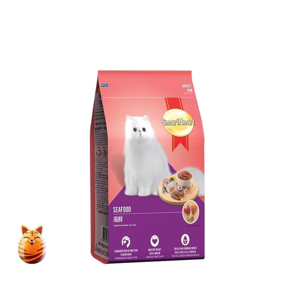 Smartheart Cat Food Seafood 480g