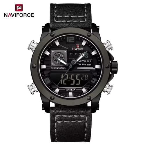 NAVIFORCE 9236 Leather Strap Watch for Men